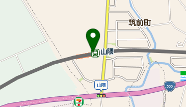 山隈の地図画像