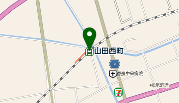 山田西町の地図画像