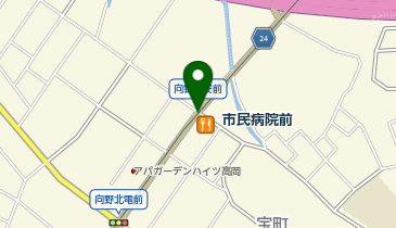 市民病院前(富山県)の地図画像