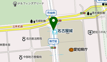 名古屋城の地図画像