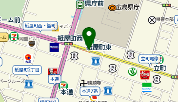 紙屋町東の地図画像