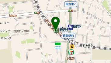 鴫野の地図画像