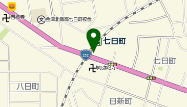 七日町の地図画像