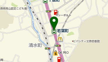 若葉町の地図画像