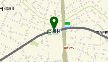 若林(東京都)の地図画像