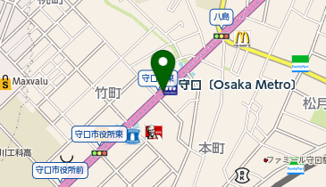 守口〔Osaka Metro〕の地図画像
