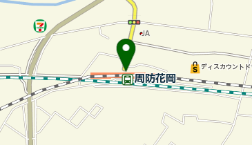 周防花岡の地図画像