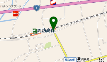 周防高森の地図画像