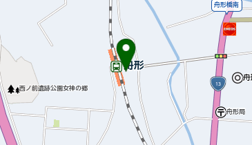 舟形の地図画像