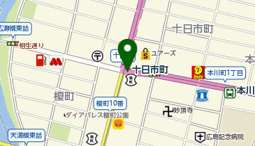 十日市町の地図画像