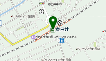 春日井(中央本線)の地図画像