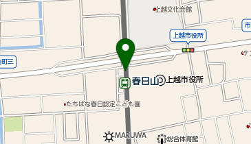 春日山の地図画像
