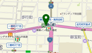 勝山町の地図画像