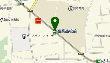 商業高校前の地図画像