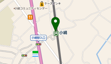小絹の地図画像