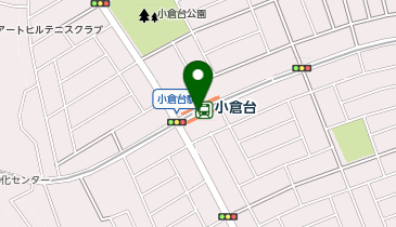 小倉台の地図画像