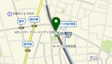 小牧口の地図画像