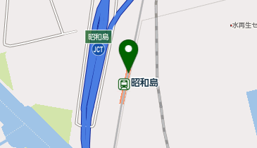 昭和島の地図画像