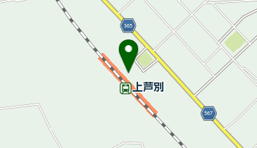 上芦別の地図画像