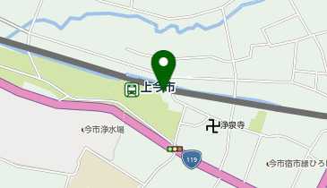 上今市の地図画像
