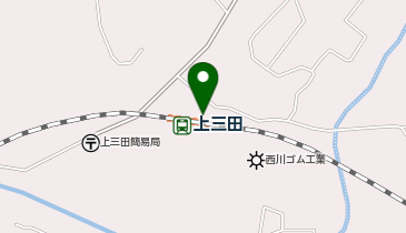 上三田の地図画像