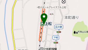 上松の地図画像