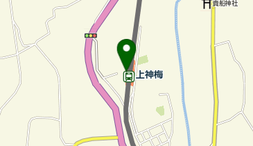 上神梅の地図画像