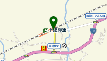 上総興津の地図画像