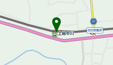 上総中川の地図画像