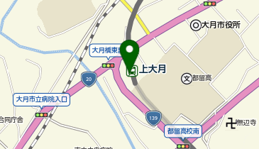 上大月の地図画像