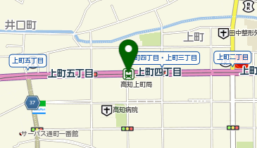 上町四丁目の地図画像