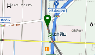 上鳥羽口の地図画像