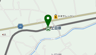 上田原の地図画像