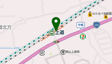 上道(岡山県)の地図画像