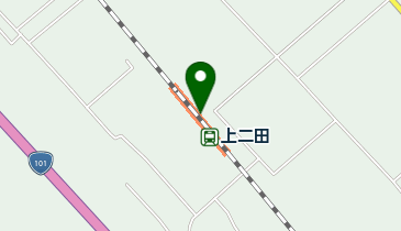 上二田の地図画像