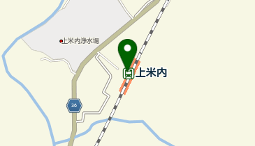 上米内の地図画像