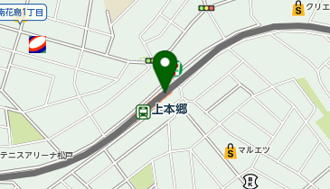 上本郷の地図画像