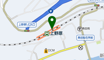 上野原の地図画像