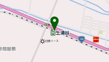 上涌谷の地図画像