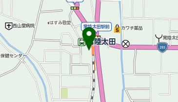 常陸太田の地図画像