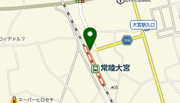 常陸大宮の地図画像