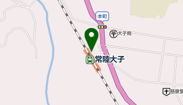 常陸大子の地図画像