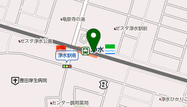 浄水の地図画像