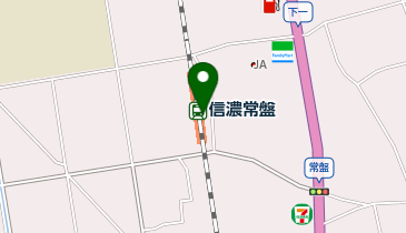 信濃常盤の地図画像