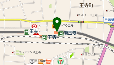 新王寺の地図画像