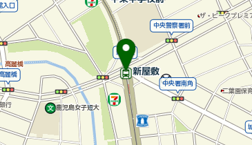 新屋敷の地図画像