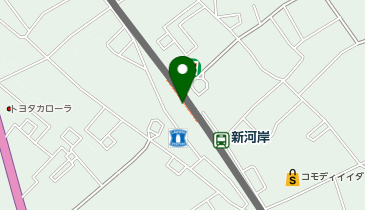 新河岸の地図画像