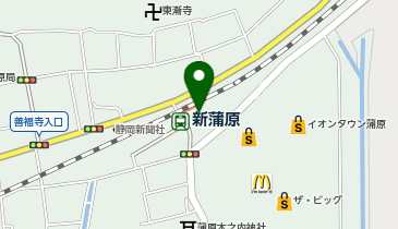 新蒲原の地図画像