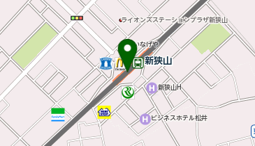 新狭山の地図画像