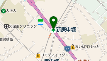 新庚申塚の地図画像